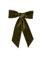 Tyche Wide Velvet Bow Barrette