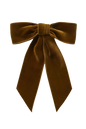 Tyche Wide Velvet Bow Barrette