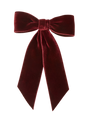 Tyche Wide Velvet Bow Barrette