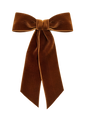Tyche Wide Velvet Bow Barrette