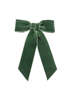 Tyche Wide Velvet Bow Barrette