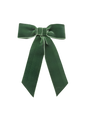 Tyche Wide Velvet Bow Barrette